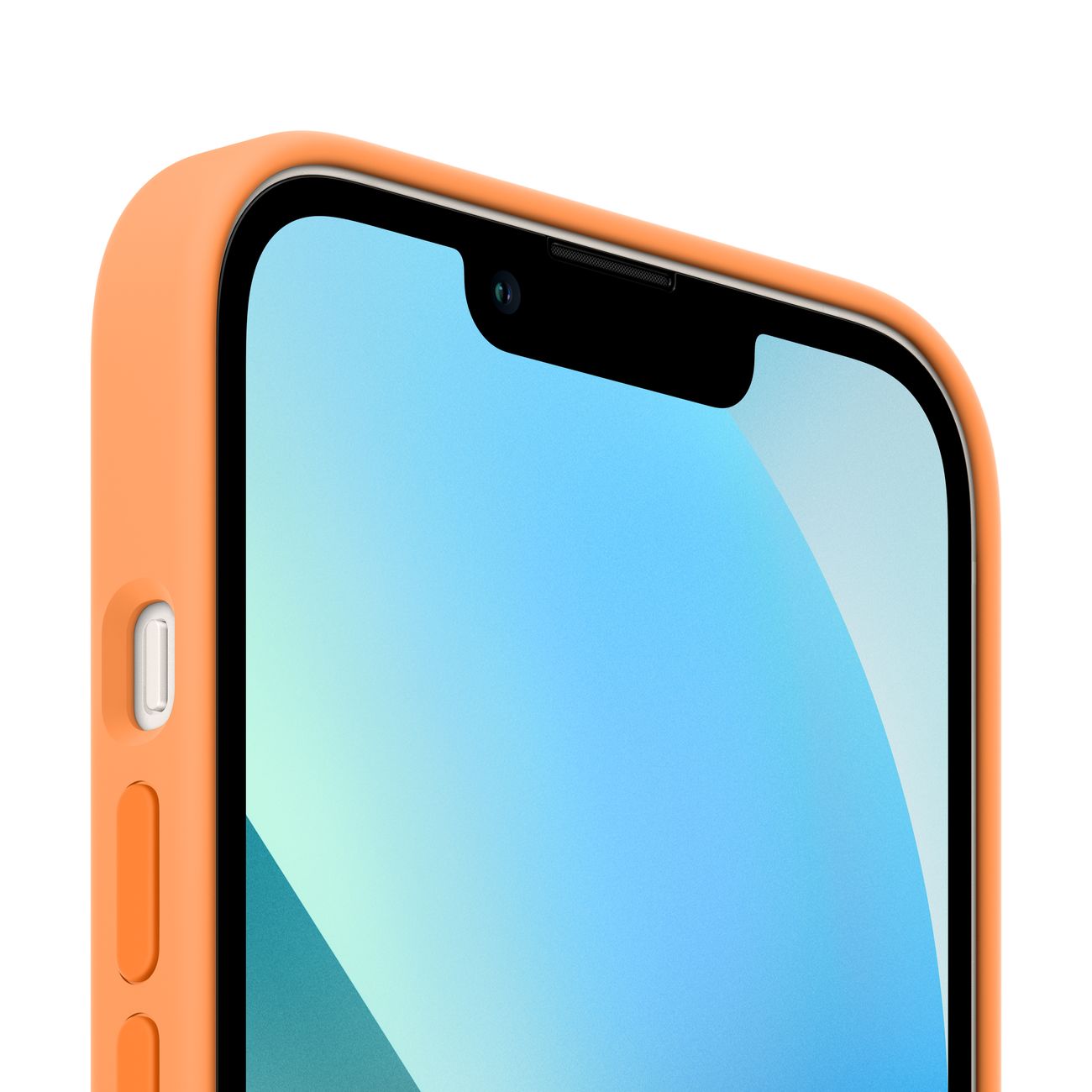 Silicone case для iPhone 13 mini Весенняя мимоза