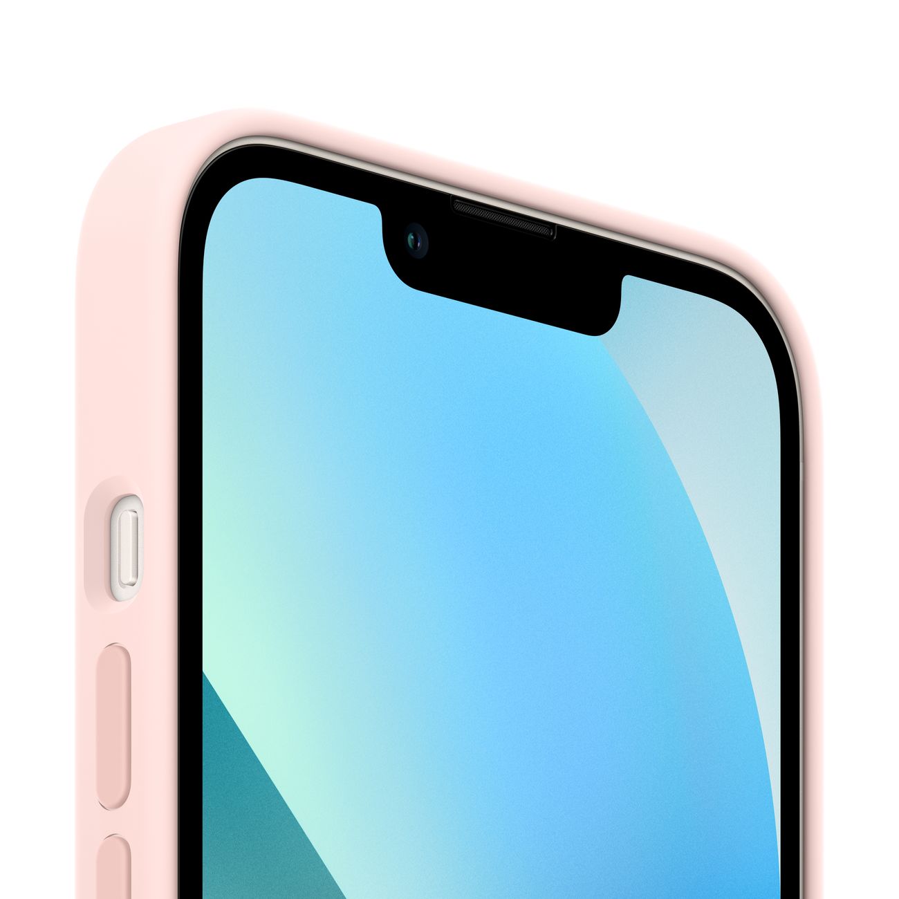Silicone case для iPhone 13 mini Розовый